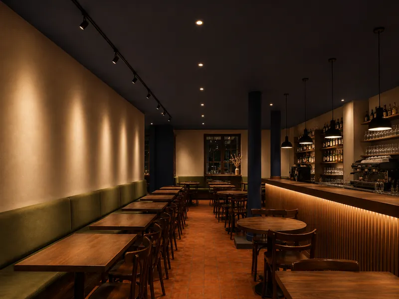 Faux plafond technique pour restaurant à Pau (64) - Isorenov64